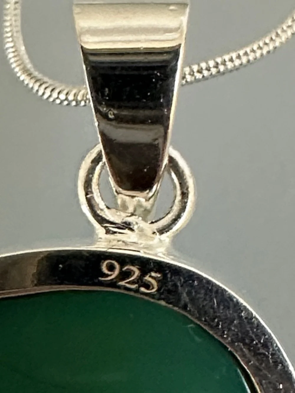 925 Sterling Silver elegant green